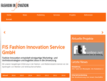 Tablet Screenshot of fisgmbh.com